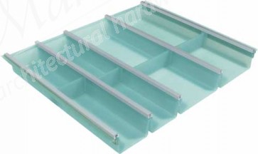 Cuisio cutlery tray set, to suit 500 mm drawer depth, for  300 mm cabinet width