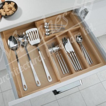 Expanding cutlery insert, to suit 450 mm deep drawer
