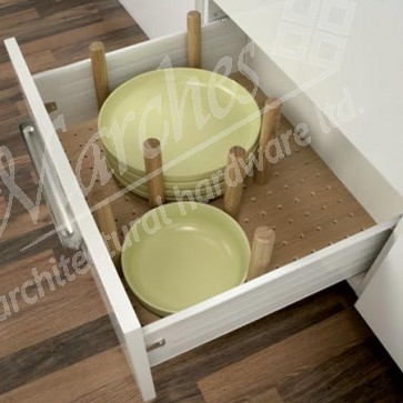 Plate stack drawer insert