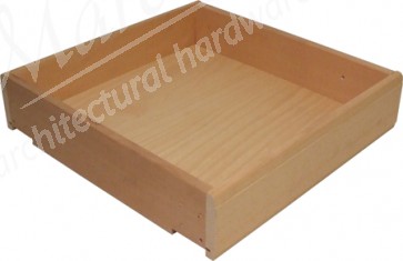 Solid beech drawer, 100 mm high