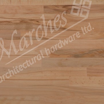 Solid timber worktop, rustic beech
