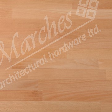 Solid timber worktop, prime beech