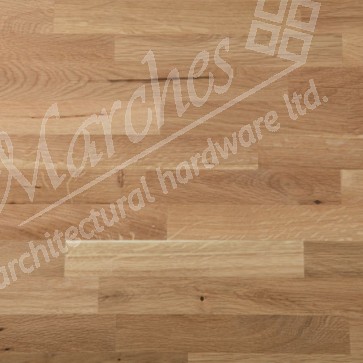 Solid timber worktop, rustic oak