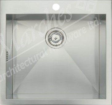 T/Mount Sq.Bowl Sink St.St 540x510mm