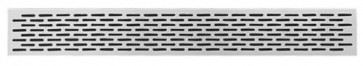 Vent Grill Silv Matt 500x70mm