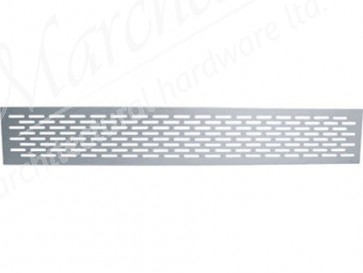 Vent Grill Silver 450x70mm
