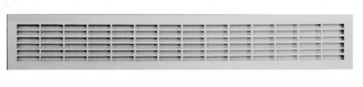 Vent Grill 480x80mm - Silver Matt