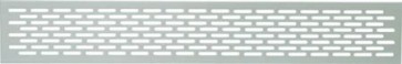 Vent Grill Silver 250x60mm