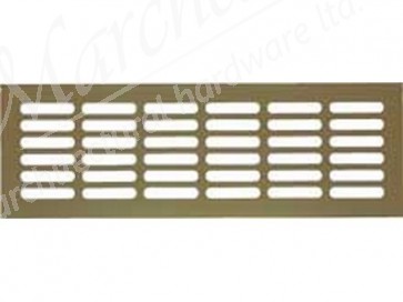 Ventilation grill, 400 x 100 mm, for recess mounting