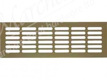 Ventilation grill, 500 x 100 mm, for recess mounting