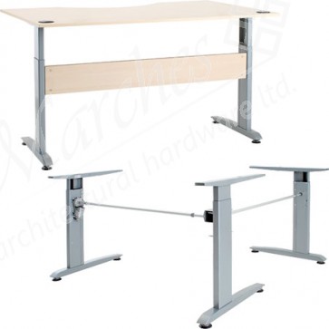 Electric height adjustable desk frame