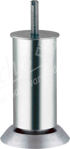 Furniture foot 100-160mm aluminium matt finish