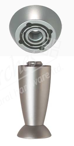 CHROME DECORATIVE LEG SILVER 100mm