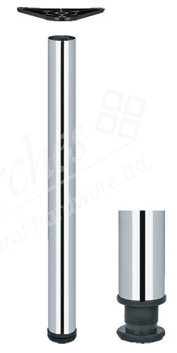 Table leg, 710 mm high, ø 60 mm