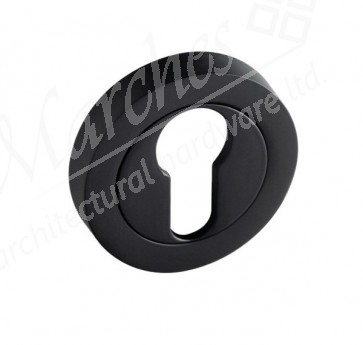 Insignia Euro Profile Escutcheon 1 Pc - Black (Zinc)