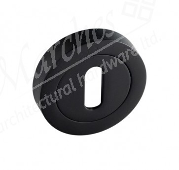Insignia Standard Key Escutcheon 1 Pc - Black (Zinc)