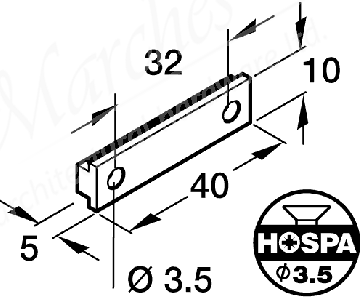 Spacer For Clip F Plinth Leg