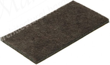 Felt Glider 50x100mm Brown