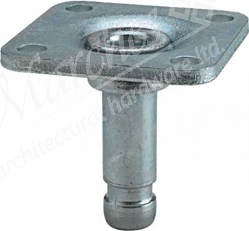 Pin With Mounting Plate Galv