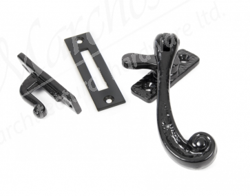 Rose Head Fastener - Antique Black 