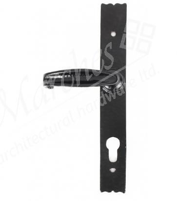 Cottage Lever Unsprung Espag Lock Set - Antique Black 