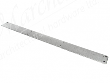 Plain Fingerplate 800mm x 66mm - Pewter  