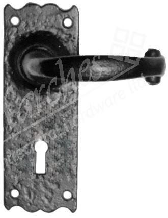 Wessex Lever Lock Door Handle Set - Black