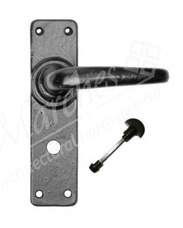 Kirkpatrick - Lever Bathroom Handle Set (2456) - Black