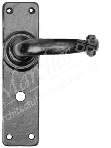 Kirkpatrick - Lever Bathroom Handle Set - Black 2568