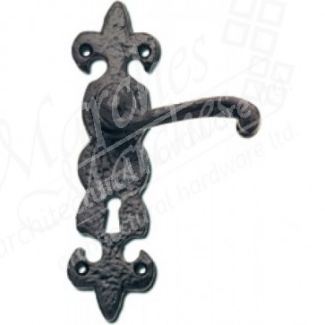 Fleur De Lys Handle Range - Black Antique