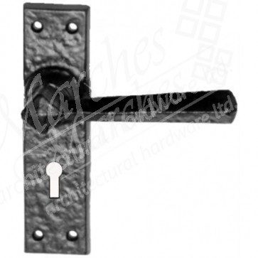 Kirkpatrick 2445 Door Handle Set - Black