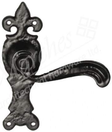Kirkpatrick - Tudor Lever Latch Handle Set - Black 2449 