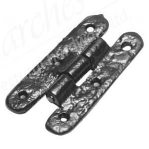 Kirkpatrick - 'H' Hinge Small 1507 - Black (pair)