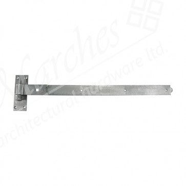 36" Straight Hook & Band Hinges - Galvanised (pair)