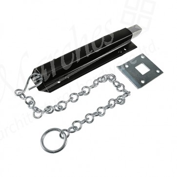 200mm Spring Chain Bolt - Epoxy Black