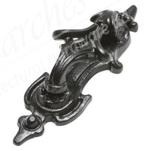 Kirkpatrick - Scroll Door Knocker (WPE906) - Black