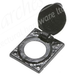 Kirkpatrick - Cylinder Latch Cover 1484 - Black