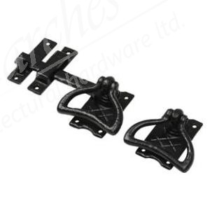 Kirkpatrick - 7" Gate Latch (1247) - Black