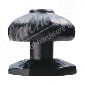 Carlisle - Octagonal Centre Door Knob Black