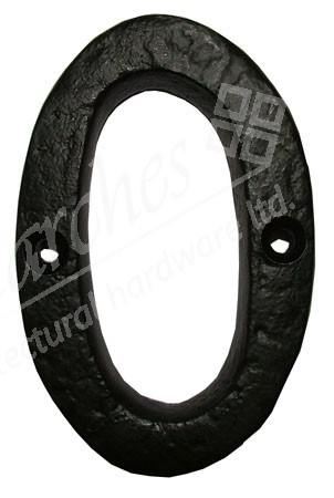 Ludlow Numeral 0 Black