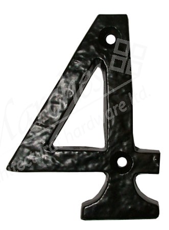 Ludlow Numeral 4 Black