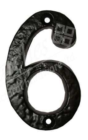 Ludlow Numeral 6 or 9 Black