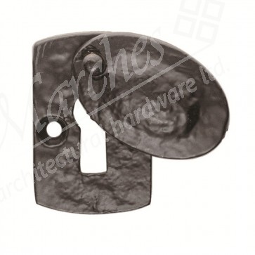 Ludlow - Plaque Covered Escutcheon - Black