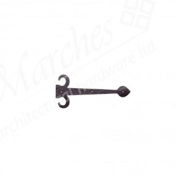 Ludlow - 12" Sword Hinge Front - Black