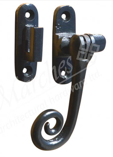 Monkeytail Casement Fastener - Antique Black