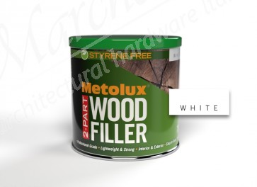 Metolux 2 Part Styrene Free Wood Filler White 770ml - White
