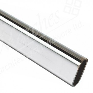 Wardrobe rail, 30 x 15 mm, 0.7 mm wall thickness