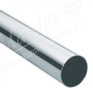 Wardrobe Tube - 870mm - Chrome Plated