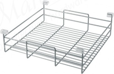 W/robe Wire basket 305x505x150mm Silver