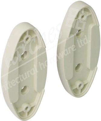 W/robe Spacer brkt Plastic 85x38mm Blk